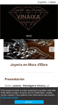 Mobile Screenshot of joieriavinaixa.com